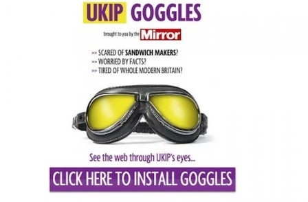 Mirror's 'UKIP Goggles' app backfires turning Ireland into 'Our first colony' in captions